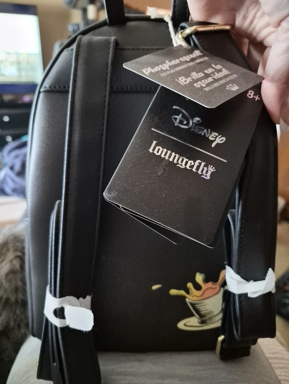 NWT Loungefly Black Alice in Wonderland Silhouette Mini Backpack